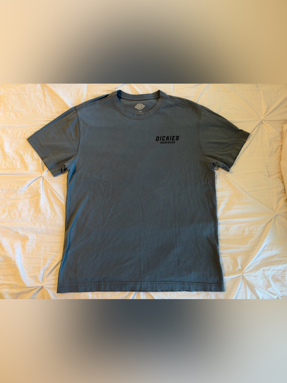 Dickies Men's Short Sleeve T-shirt Blue Size L For Men